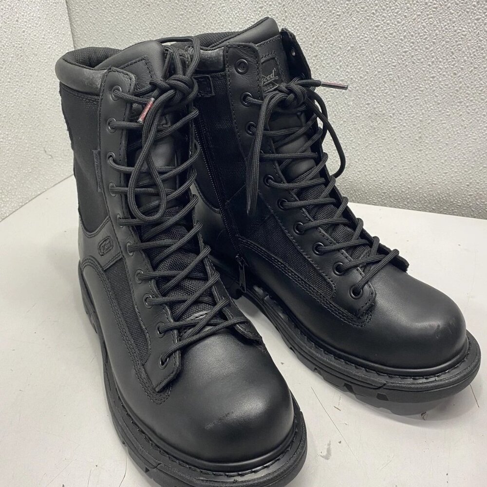 NEW THOROGOOD Men's Black Tactical Work Boots – Zip-Up – Size 9